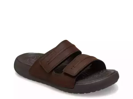 Сандалии Crocs Yukon Vista II Slide — мужские, эспрессо