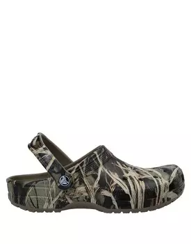 Сандалии Crocs, зеленый