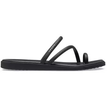 Сандалии Crocs женские Miami Toe Loop, черный