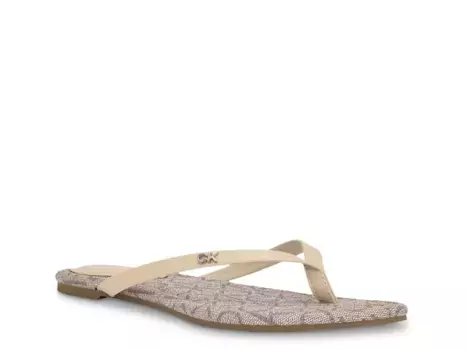 Сандалии Cruzy Flip Flop Calvin Klein, слоновая кость