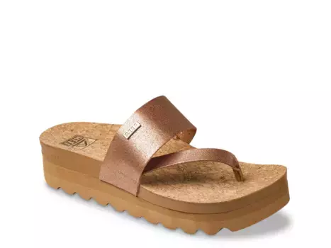 Сандалии Cushion Sol Hi Wedge Sandal Reef, цвет cognac
