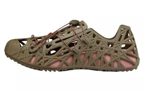 Сандалии цвета хаки с запахом Dior