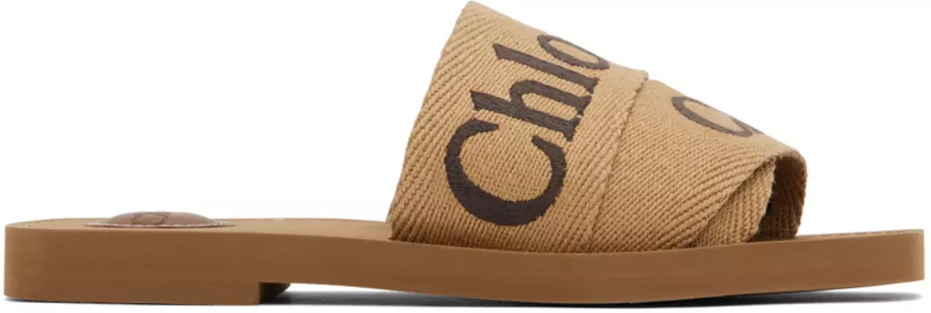 Сандалии цвета загара Woody Chloe