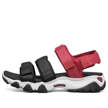 Сандалии d'lites 2.0 sandals black/red/white Skechers, черный