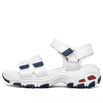 Сандалии d'lites slipper gs white/blue/red Skechers, белый