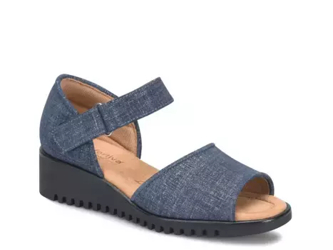 Сандалии Daniella Wedge Comfortiva, Denim Suede