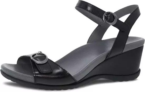 Сандалии Dansko Arielle, цвет Black Glazed Leather