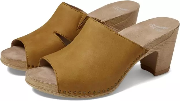Сандалии Dansko Tandi, цвет Yellow Milled Nubuck