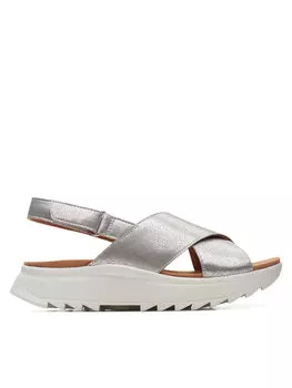 Сандалии DashLite Wish 26171951 Clarks, серебряный