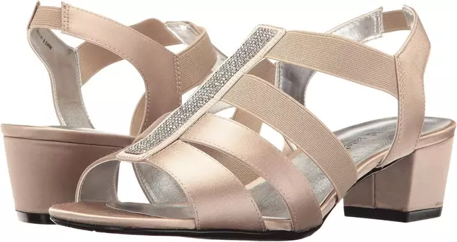 Сандалии David Tate Eve, цвет Champagne Satin