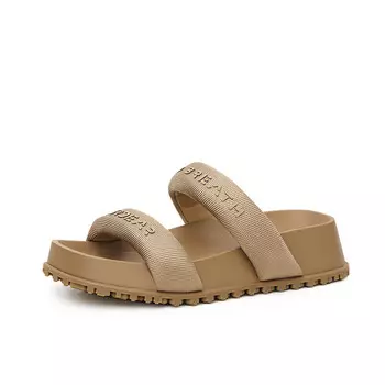 Сандалии Deep Breath на плоской подошве, хаки