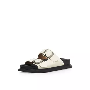 Сандалии Deep Breath с двумя пуговицами, серебряный