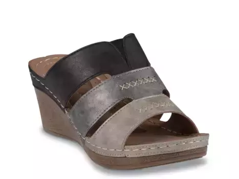 Сандалии Delores Wedge Sandal Good Choice, цвет black_pewter_silver