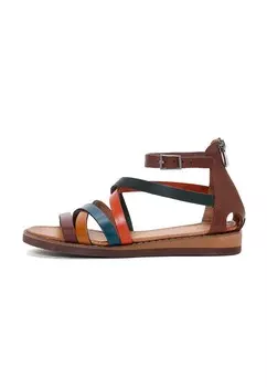 Сандалии Derimod Strap Sandals, коричневый