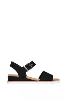 Сандалии Desert Kiss с ремешком на четверть, черные Debenhams, черный