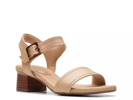 Сандалии Desirae Coast Sandal Clarks, цвет tan