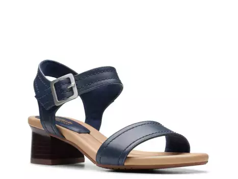 Сандалии Desirae Coast Sandal Clarks, темно-синий