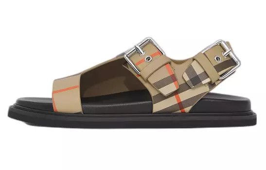 Сандалии детские Burberry винтажные, коичневый