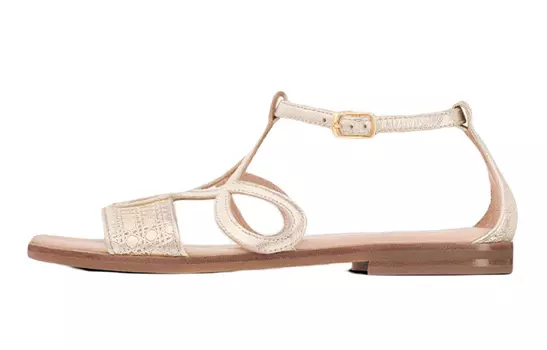 Сандалии детские Dior, кремово-золотой