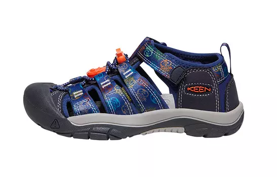 Сандалии детские Newport H2 GS Bear коричневые/многоцветные Keen, синий