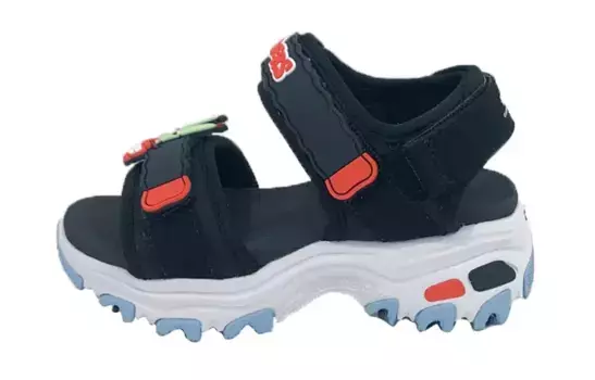 Сандалии детские серии D"LITES GS черные/оранжевые Skechers