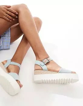 Сандалии Diana синего цвета Toms