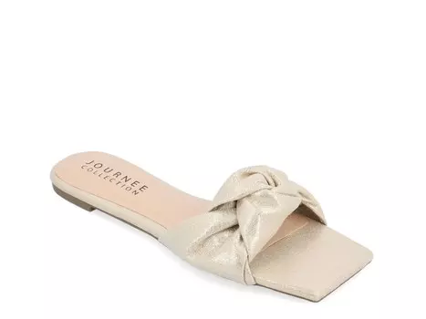 Сандалии Dianah из коллекции Journee Journee Collection, золотой металлик