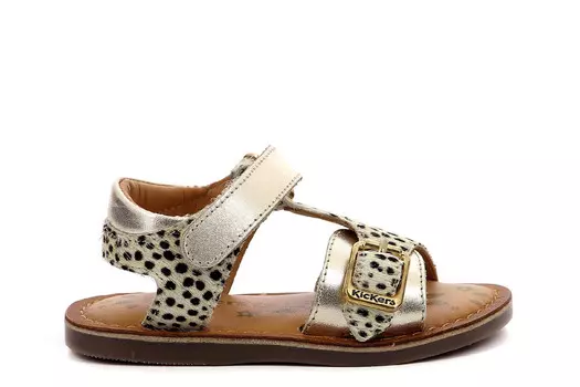 Сандалии Diazz с регулируемым ремешком Kickers, золотой