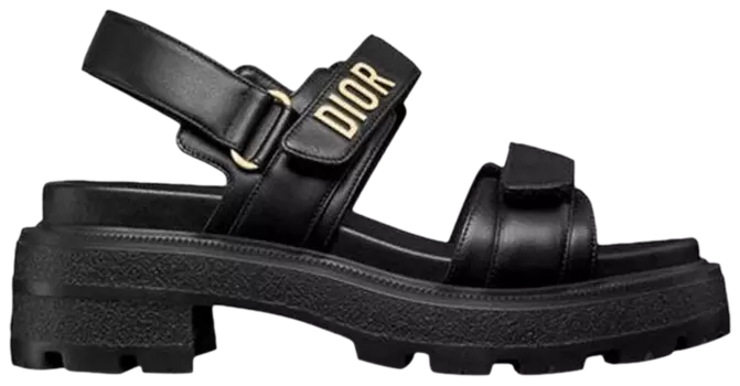 Сандалии Dior Wmns Dioract Platform Sandal 'Black', черный