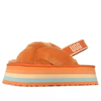 Сандалии disco knot slide 'orange' Ugg, оранжевый