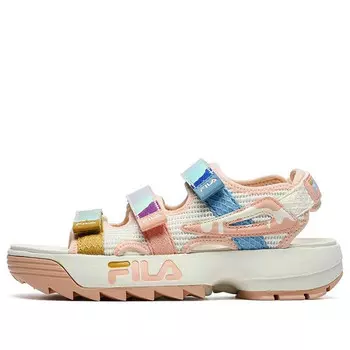 Сандалии disruptor sandals 'white pink' Fila Fusion, белый