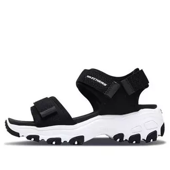 Сандалии dlites cosmic splash 'black white' Skechers, черный