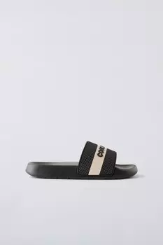 Сандалии для бассейна ZARA, черный
