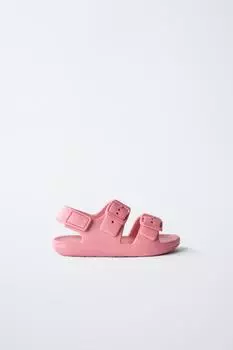 Сандалии для бассейна ZARA, розовый