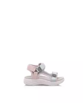 Сандалии для девочек из мягкой ткани с застежкой на липучке Mustang, цвет Rosa