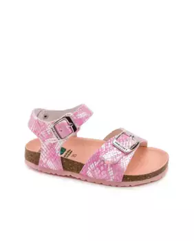 Сандалии для девочки с застежкой-пряжкой Pablosky, розовый