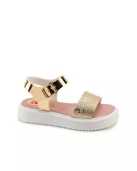 Сандалии для девочки с золотой пряжкой Pablosky, золотой