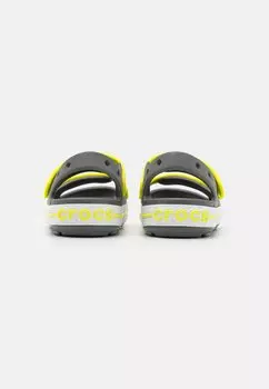 Сандалии для купания Crocband Cruiser Unisex Crocs, сланцево-серый/кислотность