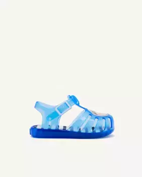 Сандалии для мальчика с рисунком медведя Gioseppo, синий