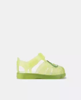 Сандалии для мальчика с рисунком подводной лодки и застежкой-липучкой Igor, желтый