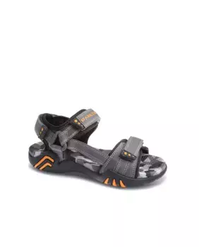 Сандалии для мальчика с застежкой на липучку Pablosky, серый