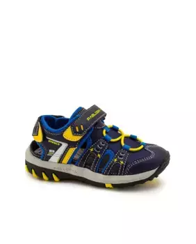 Сандалии для мальчика темно-синего цвета с застежкой-липучкой Pablosky