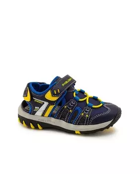 Сандалии для мальчика темно-синего цвета с застежкой-липучкой Pablosky