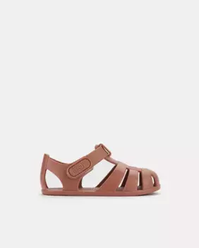 Сандалии для мальчиков с матовой отделкой и застежкой на липучке Igor, розовый