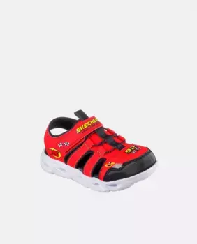 Сандалии для мальчиков с подсветкой Skechers, красный