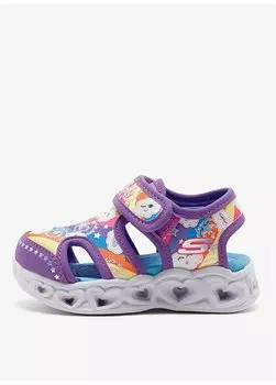 Сандалии для маленьких девочек 302977N LVMT САНДАЛИИ HEART LIGHTS - Skechers
