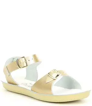 Сандалии для морской воды от Hoy Girls' Sun-San Surfer Водонепроницаемые сандалии (для младенцев) Saltwater Sandals by Hoy, золотой