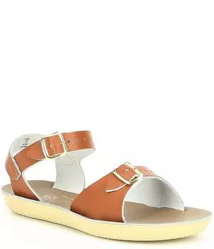 Сандалии для морской воды от Hoy Girls' Sun-San Surfer Водонепроницаемые сандалии (для младенцев) Saltwater Sandals by Hoy, коричневый