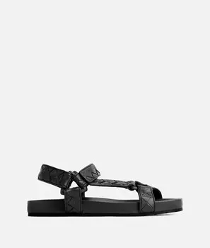 Сандалии для путешествий Bottega Veneta, черный