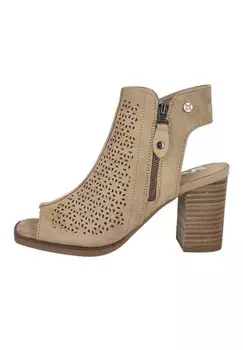 Сандалии до щиколотки DESCUBIERTAS XTI, бежевый